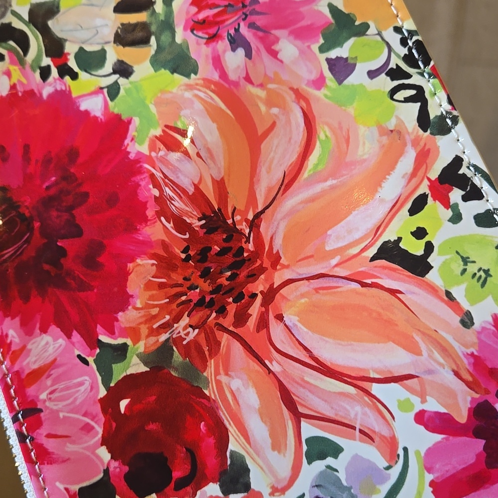 Kate Spade New York Floral Zipper Pencil Pouch - Picture 5 of 7